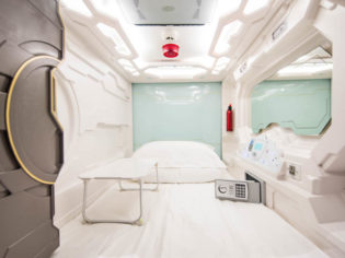 Single pod The Capsule Hotel Sydney