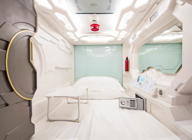 Single pod The Capsule Hotel Sydney