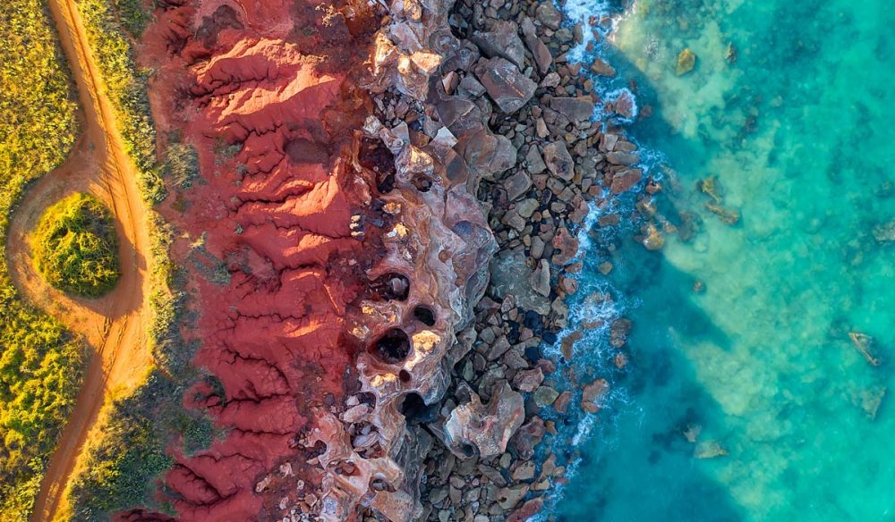 a colourful landscape of Gantheaume Point, Broome