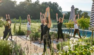 Yoga at Stand Tall Retreats Sinclairs of Berry