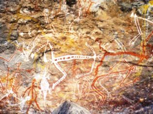 Rock art at Anbangbang