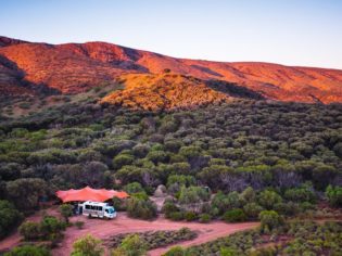 World Expeditions Charlie's Camp Larapinta Trail